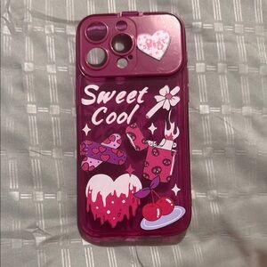 Sweet Cool Pink Phone Case for Iphone 15 Pro Max